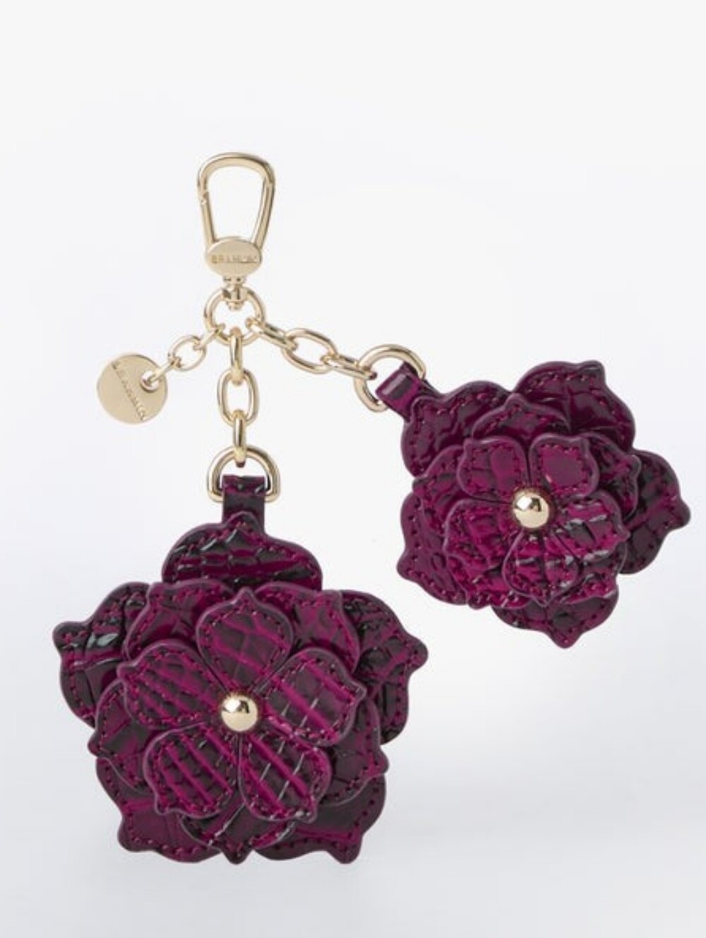 Brahmin Flower Duo Keychain Sugar Plum Melbourne